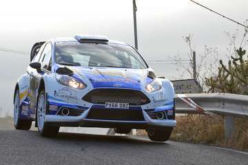 La segunda plaza para Tato Suárez y Carlos Ramírez con el Ford Fiesta R5 (Foto TA)